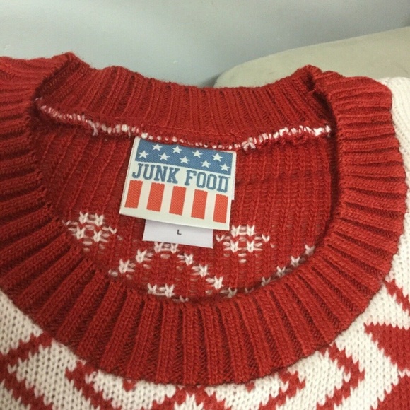 San Francisco 49ers Junk Food Christmas Sweater - Picture 3 of 4